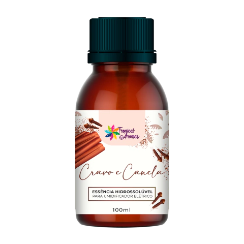 Essência Hidrosolúvel 100ml Cravo E Canela