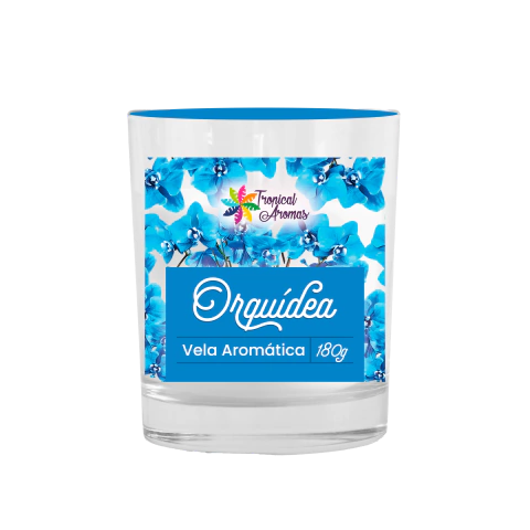 Vela Aromática Perfumada 180Gr Orquídea
