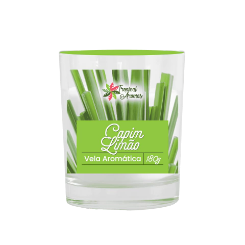 Vela Aromatica 180 Gr - Capim Limao