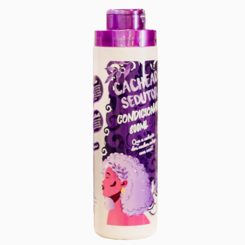 Condicionador Para Cabelos Cacheados Cacheado Sedutor - Beleza Tropical (800ml)