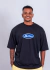 Camiseta Oversized DNA LOGO - PRETA | 100% Algodão | MATLE