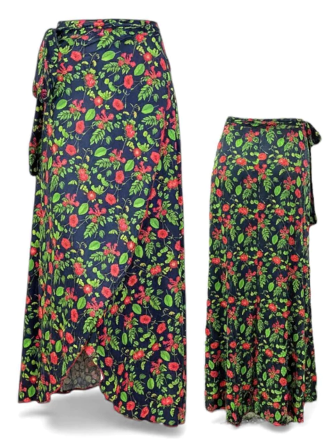 Saia Pareô Transpassado Estampa Localizada 001