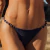 Tanga com Pérolas Shine Azul Marinho
