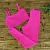 Imagem do Conjunto Fitness Top Básico e Calça Básica Zig zag Rosa Neon