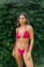 Top Cortininha e Tanga Gringa Pink Shine - Biquínis Camila Alves