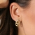 Brinco Whisper Dourado Zircônia Cristal - Biquínis Camila Alves