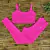 Conjunto Fitness Top Básico e Calça Básica Zig zag Rosa Neon - Biquínis Camila Alves