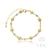 Pulseira Yasmin Zircônia Dourado