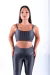 Conjunto Fitness Top Básico e Calça Básica Zig Zag Chumbo - comprar online