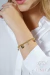 Pulseira Rose Zircônia Dourado na internet