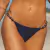 Tanga com Pérolas Shine Azul Marinho