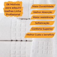 KIT 05 Toalhas Banho Felpudas Teka 500 G/M² profissional na internet