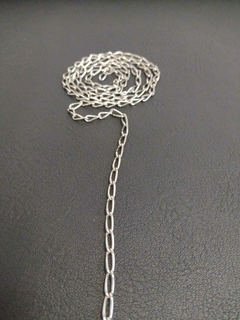 Cadena Plateada eslabon largo