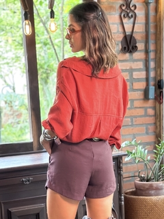 Camisa Meline Terracota - comprar online