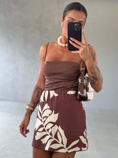 Blusa Marina Marrom - Tayara Marchi