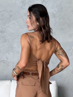 Blusa Jussara Marrom - comprar online