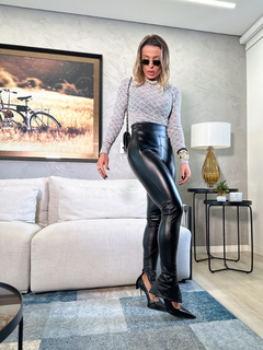 Calça Courino Karoline Preta - loja online