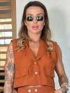 BLUSA VALERIA FERRUGEM