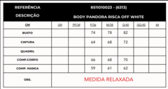 Body Pandora Off White