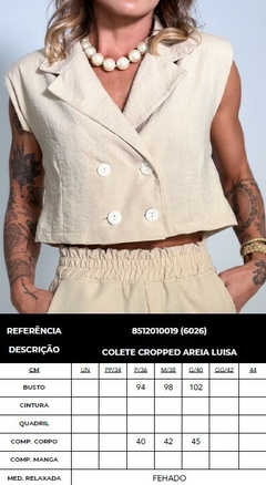 Imagem do Colete Cropped Luisa