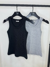 Pack Regata Taty - Preta + Cinza Mescla - comprar online