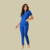 Scrub feminino Amanda azul royal 