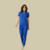 Scrub feminino Amanda azul royal 