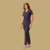 Scrub feminino Anny na cor marinho