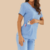 Scrub Fabiana azul celeste 