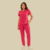 Scrub feminino Fabiana, pink