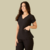 Scrub feminino Júlia premium, preto