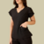 Scrub feminino Júlia premium, preto