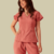 Scrub feminino Júlia premium, rosê