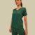 Scrub feminino Lia, verde escuro