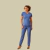 Scrub feminino Maria azul índigo