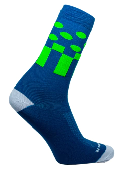 Meia Bubbles Verde Limão Cano Médio Partenza