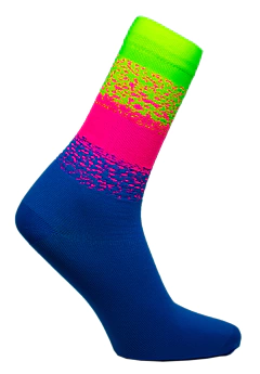 Meia Tracks Azul Cano Médio Partenza