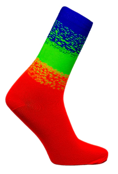 Meia Tracks Laranja Cano Médio Partenza