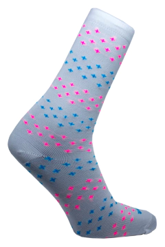 Meia Cruzetas Branco Cano Médio Partenza