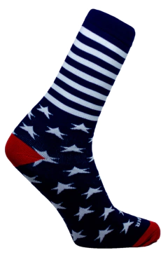 Meia Stars Azul Marinho Cano Médio Partenza