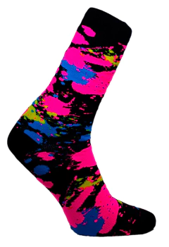 Meia Splash Rosa Cano Médio Partenza