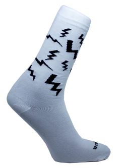 Meia Raios Branco Cano Médio Partenza