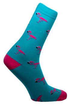 Meia Flamingos Cano Médio Partenza