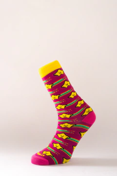 Meia Happy Stars Cano Médio Partenza