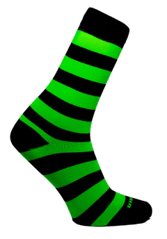 Meia Listras Verde Cano Médio Partenza