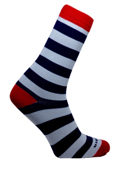 Meia Listras Náutica Cano Médio Partenza