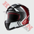 Casco Ls2 353 Rapid Ext-M White Red (L)