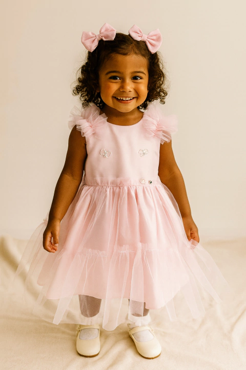 vestido Rosa festa - comprar online