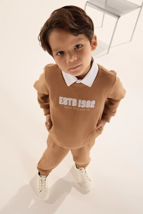 Conjunto de Moletom Bege - comprar online