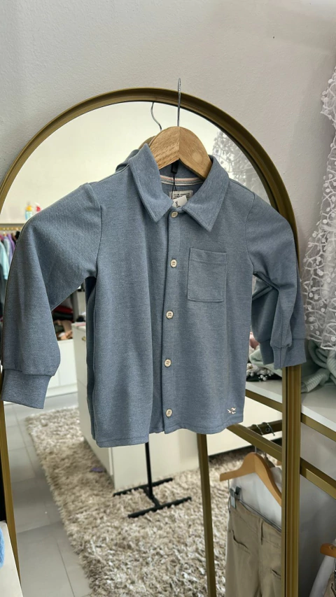 Blusa de Manga Longa com Bolso Frontal e Touca